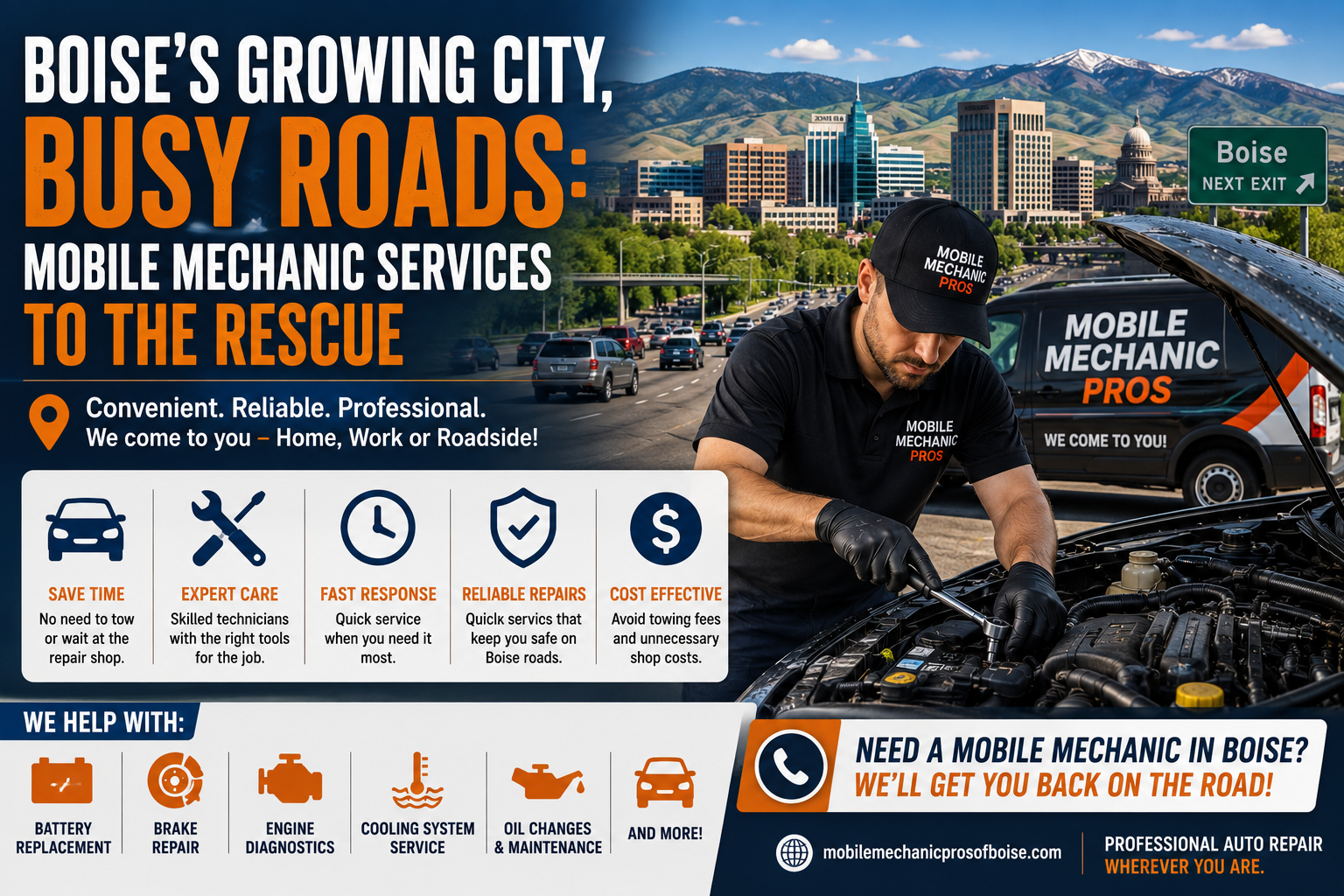 Mobile mechanic services in Boise